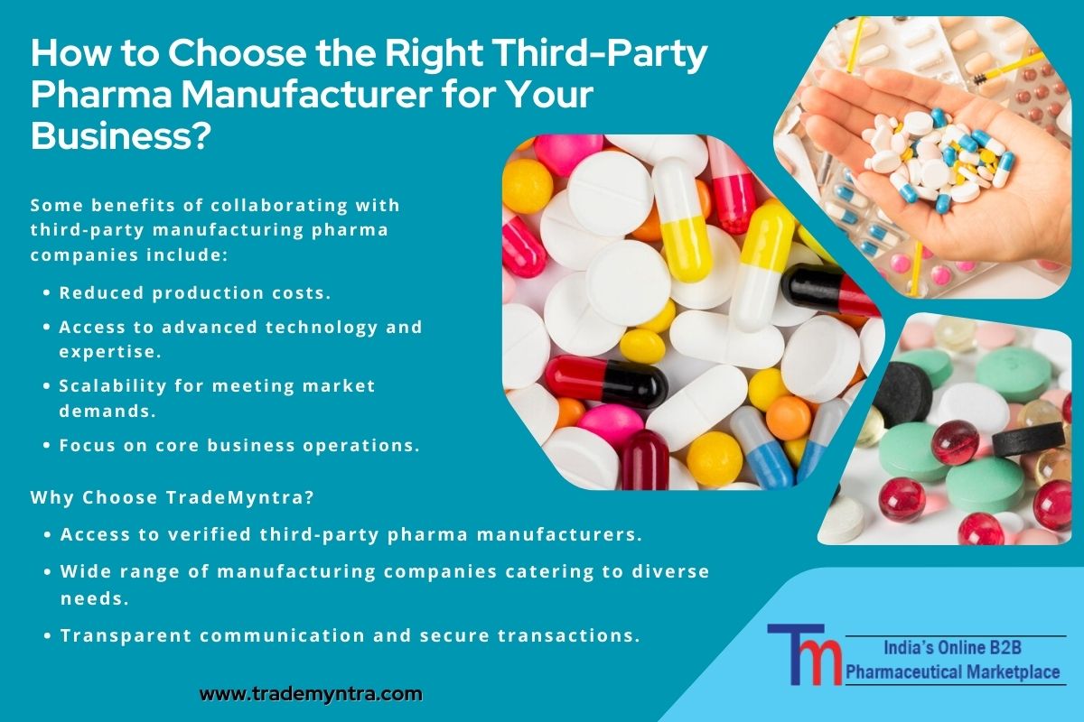 How to Choose the Right Third-Party Pharma Manufacturer for Your Business?